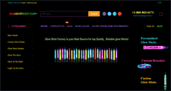 Desktop Screenshot of glowstickfactory.com